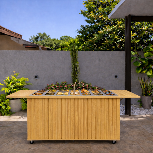 Collapsible Charcuterie Cart - Model 0107 - RS