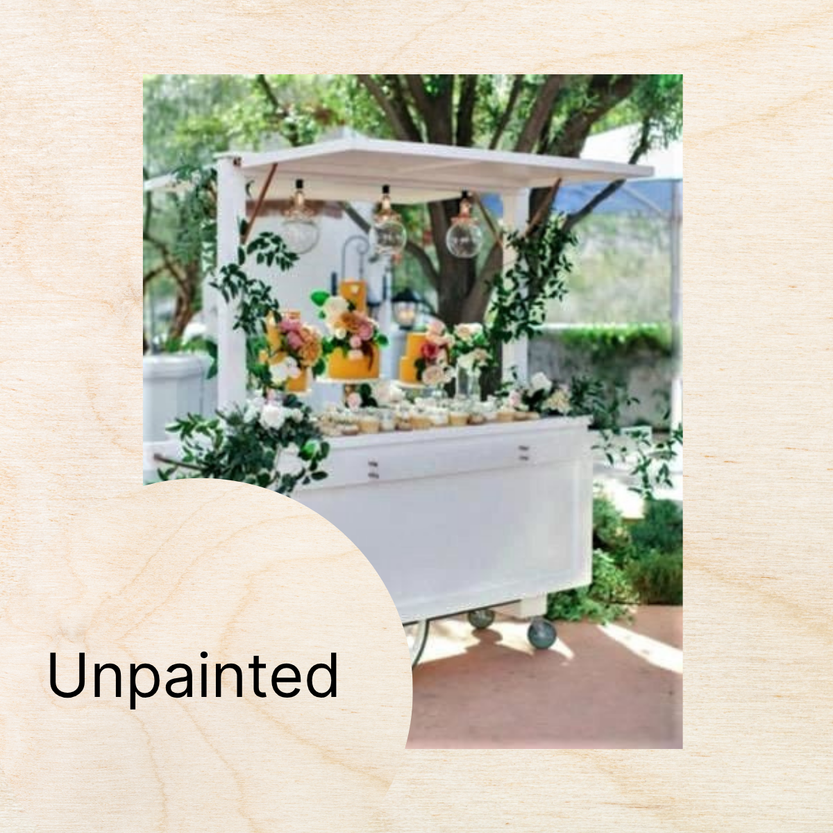 Cake, Wedding and Special Event Service Cart #0102