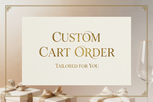 generate an image with the words "Custom Cart Order"