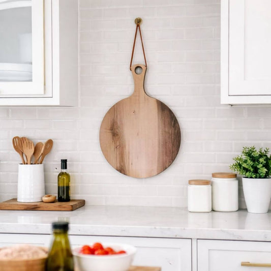 Round Wood Serving Board