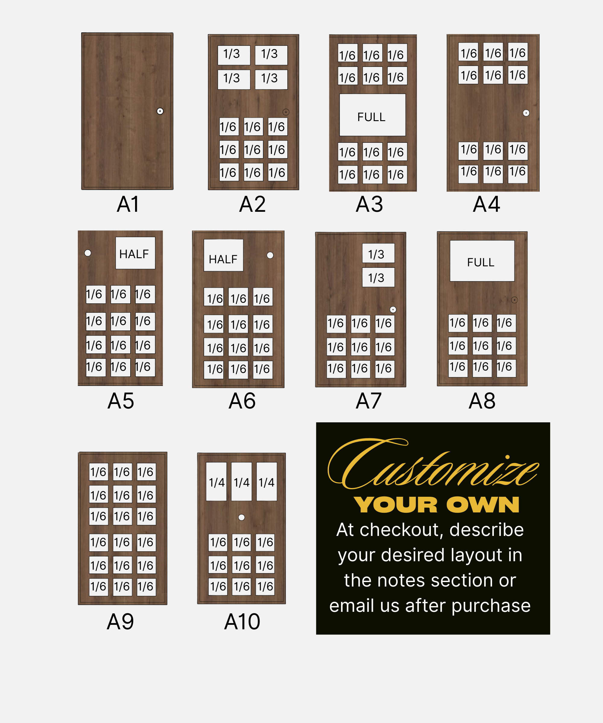 Free Cart Top Layout Options