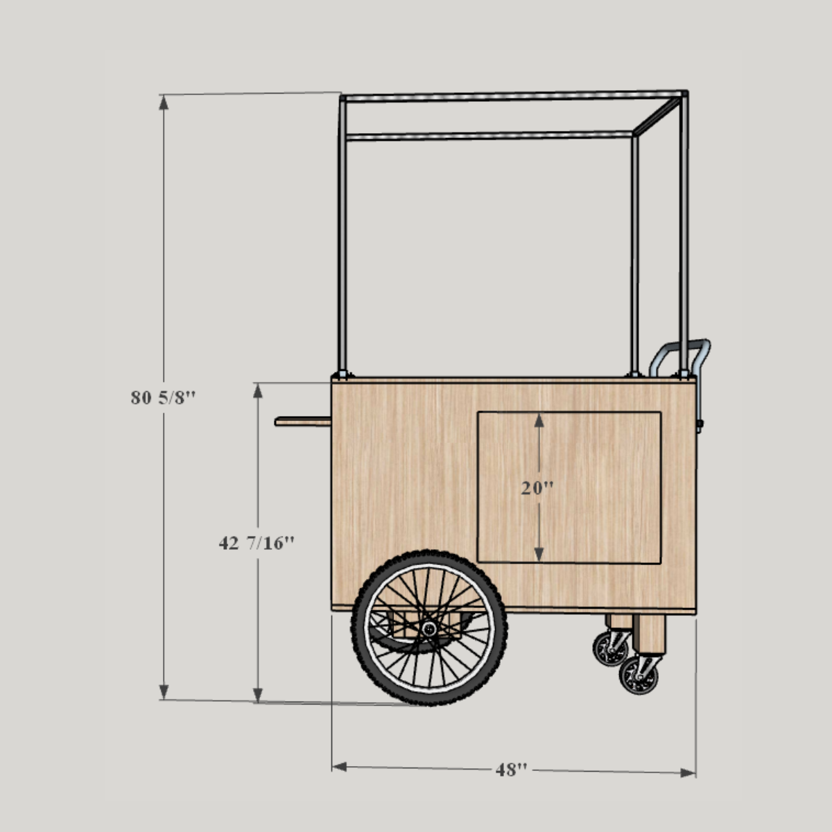 DIY Beverage and Product Cart Plan #0101