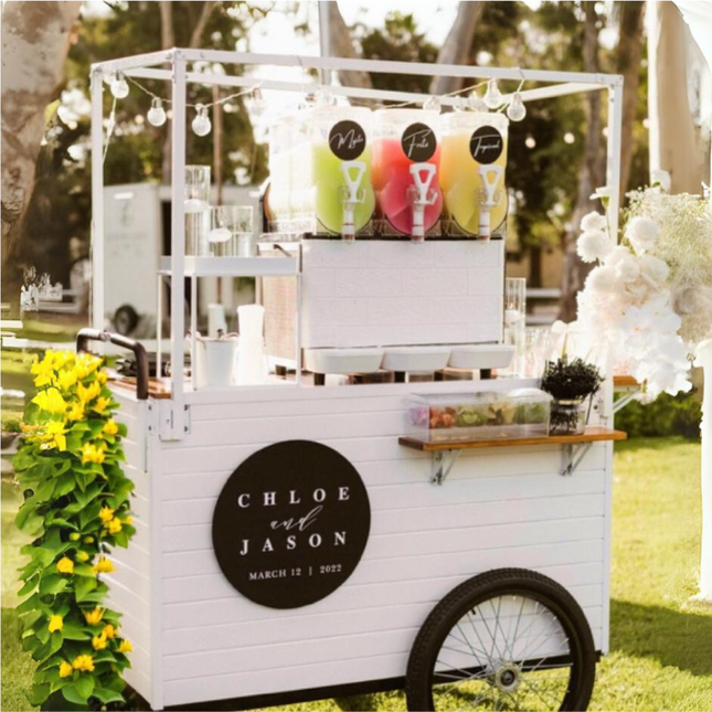 Mobile Beverage Service Cart