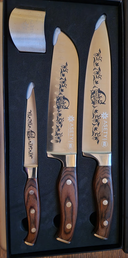 ASETY Kitchen Knives (3 Piece)