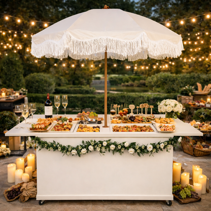 Collapsible Charcuterie Cart - Model 0107 - F