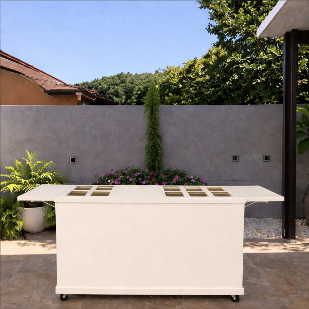 Collapsible Charcuterie Cart - Model 0107 - F