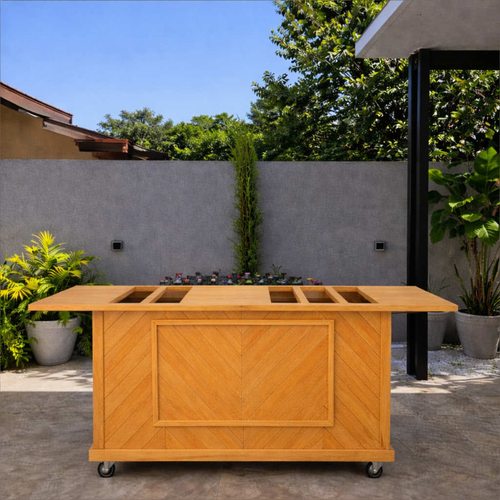 Collapsible Charcuterie Cart - Model 0107 - RH