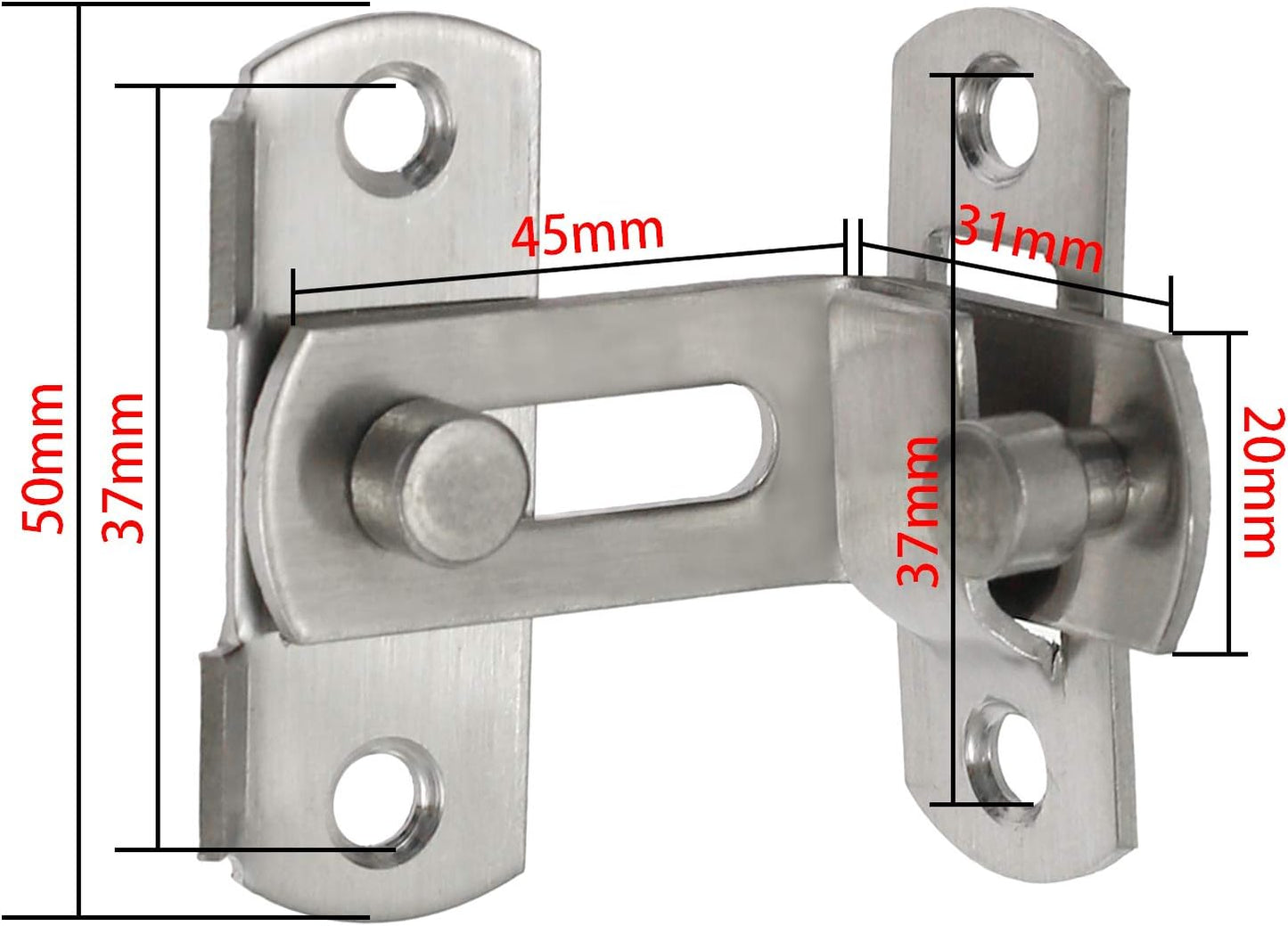 Inside Corner Latch 4 pcs (90 degree)