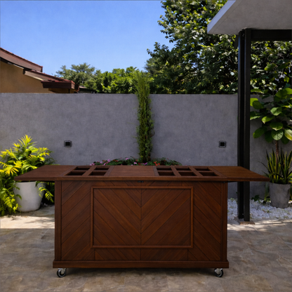 Collapsible Charcuterie Cart - Model 0107 - RH