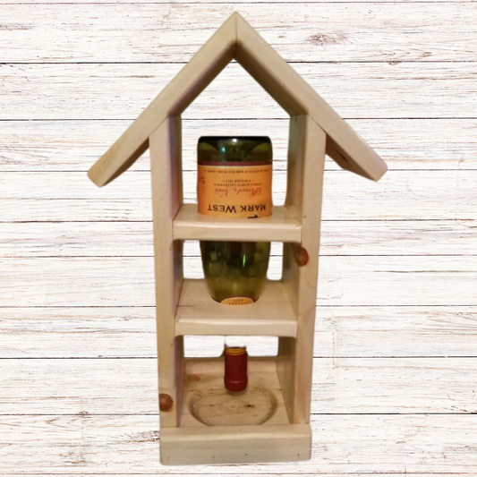 Wine Bottle Bird Feeder