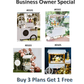 Business Owner Special Buy 3 Plans Get 1 Free ($40 Value)