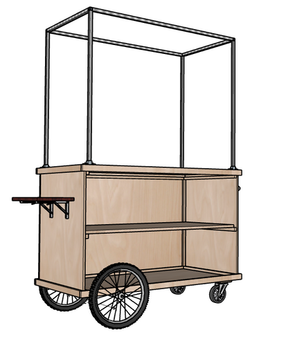 Beverage and Product Service Cart #0101