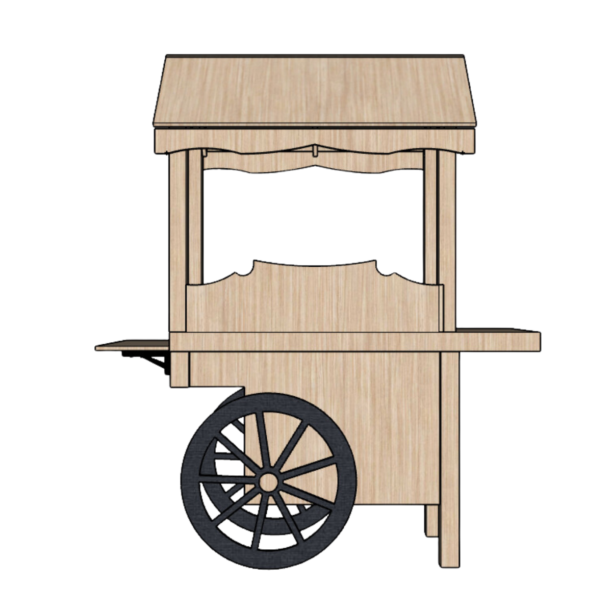 DIY Birthday and Pastry Cart Plan #0103