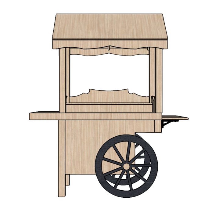 Birthday and Pastry Service Cart #0103 (Copy)