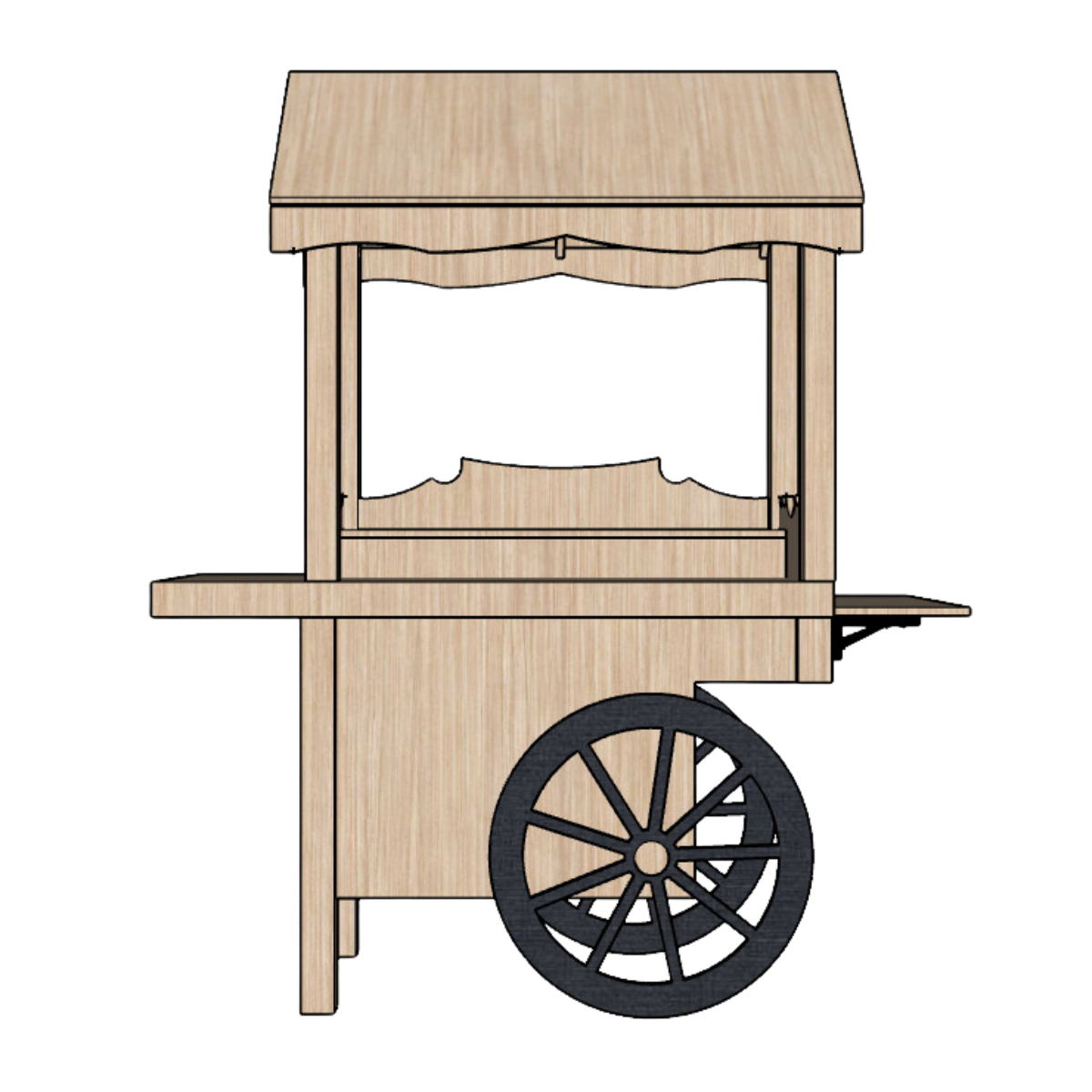 DIY Birthday and Pastry Cart Plan #0103