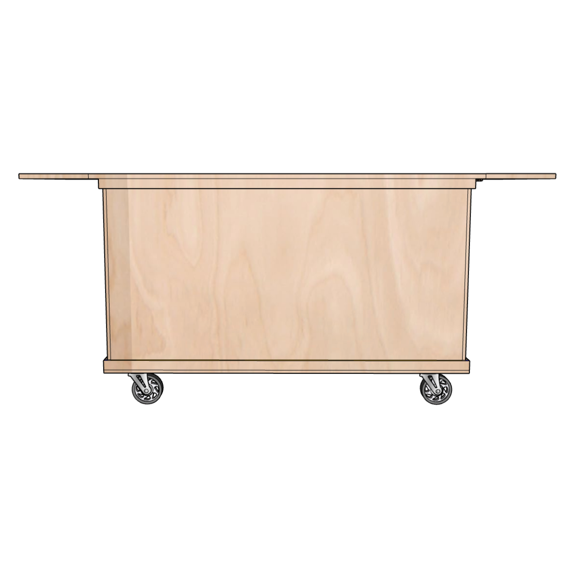 Collapsible and Foldable Charcuterie Cart