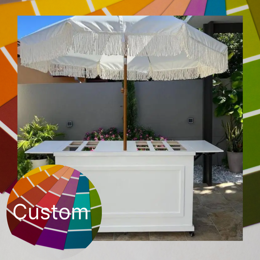 Collapsible Charcuterie Food Cart #0107