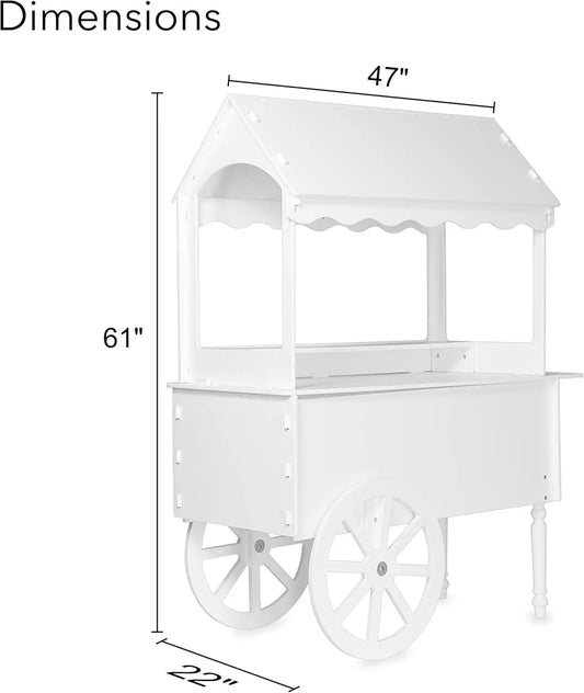 Vintage Candy, Cake, and Desert Cart - With Cake Stand #0110