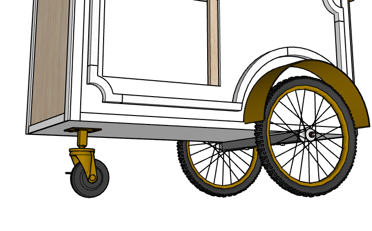 Wheel and Caster Kit for Plan #0104 AND #0104c