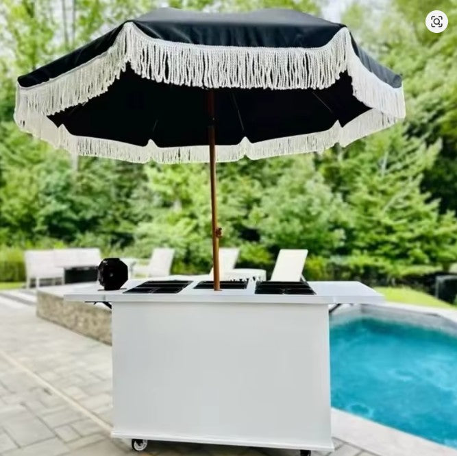 Collapsible Charcuterie Food Cart #0107