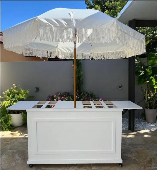 Collapsible Easy Transport Charcuterie Cart #0107