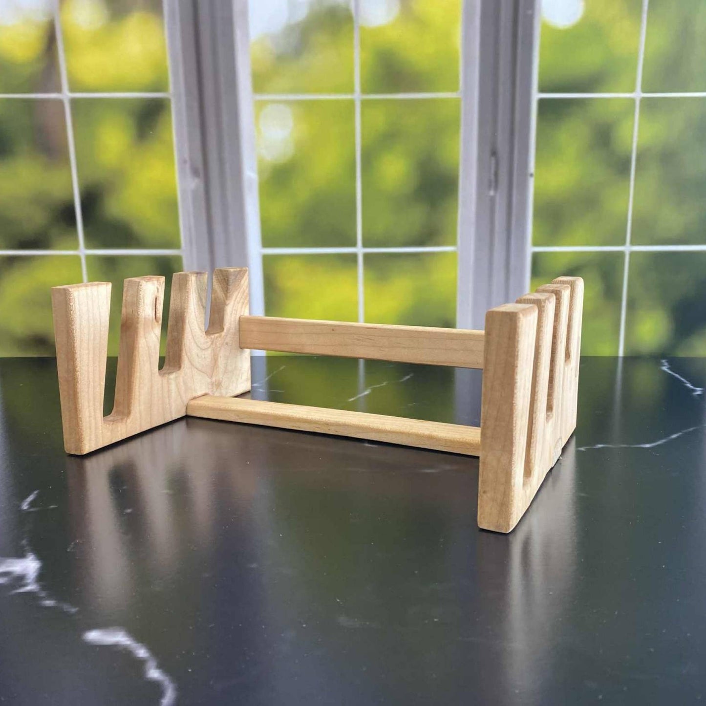 Wood Serving Board Stand