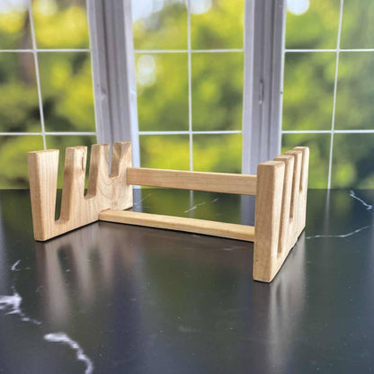 Wood Serving Board Stand