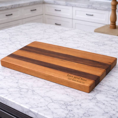 Cherry and Walnut Cutting Board