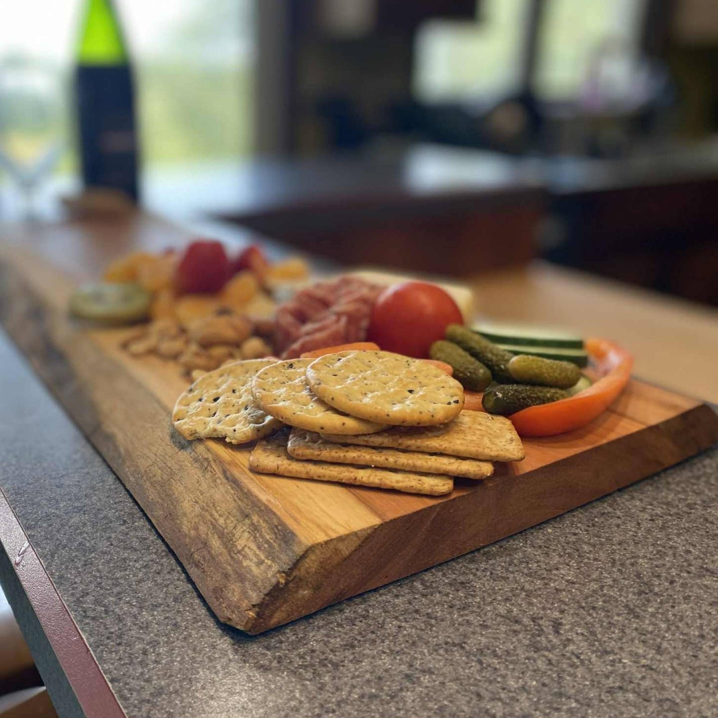 Cherry Live Edge Serving Board