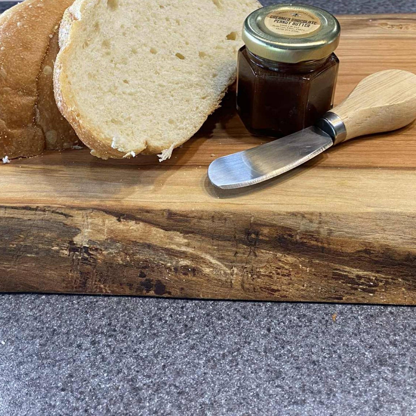 Cherry Live Edge Serving Board