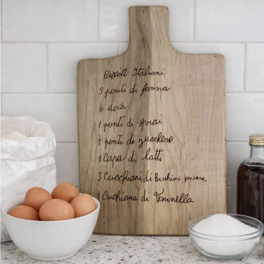 Custom Engraved Recipe Board