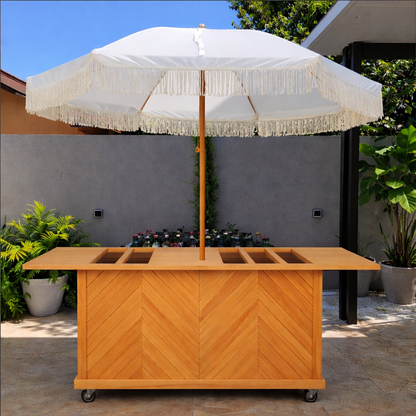 Collapsible Charcuterie Cart - Model 0107 - RH