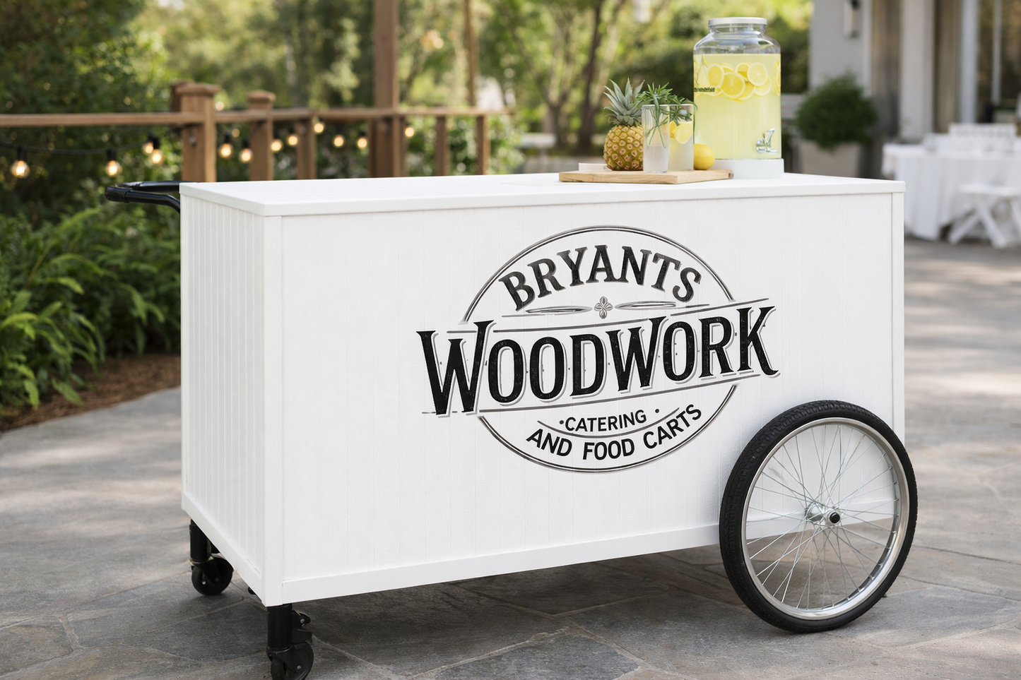 Beverage and Product Service Cart