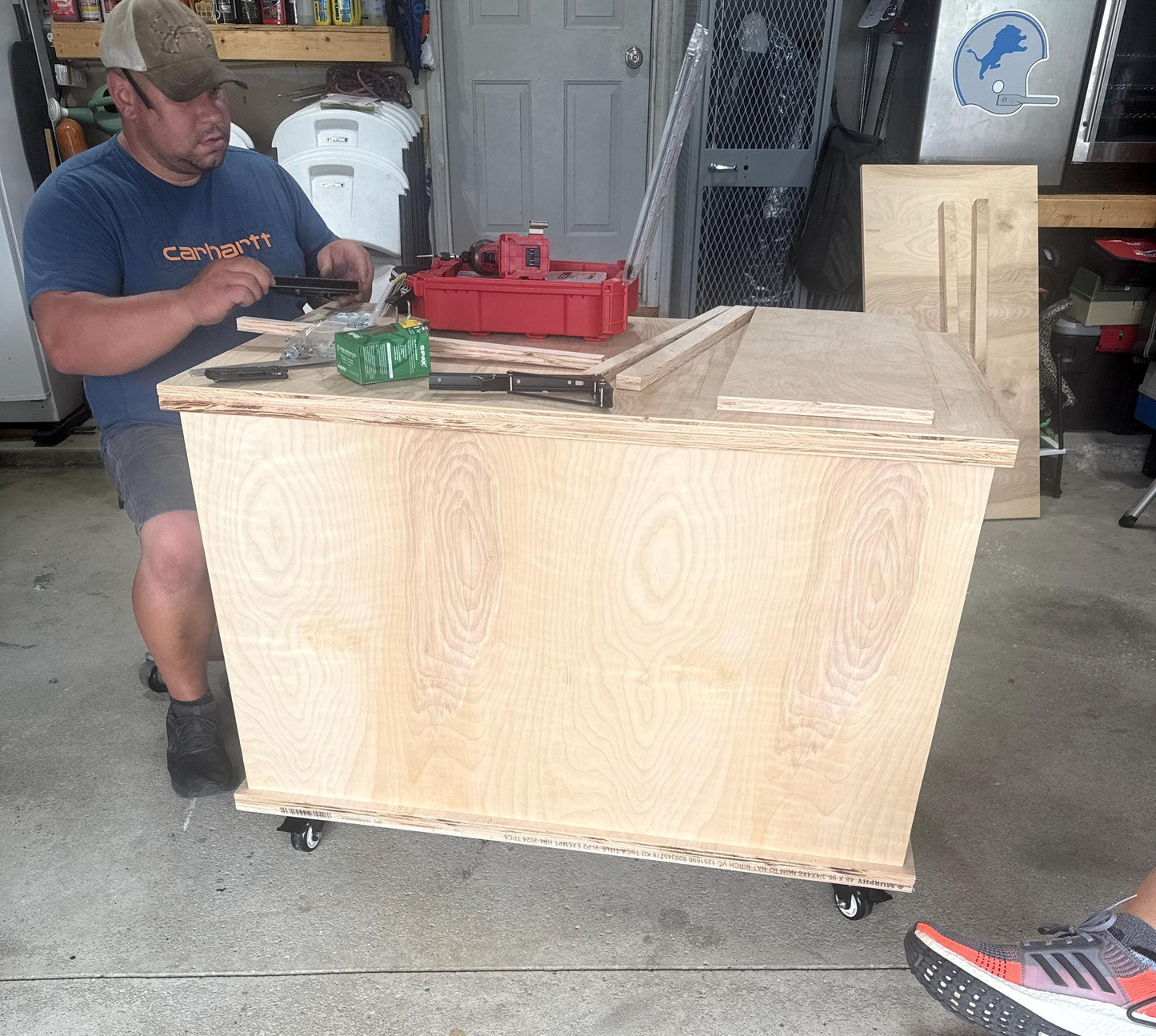 DIY Collapsible Charcuterie Cart Plan #0107