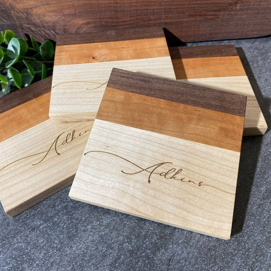 Multi-Wood Coasters