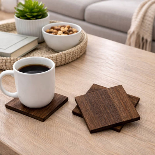 Walnut Wood Coasters