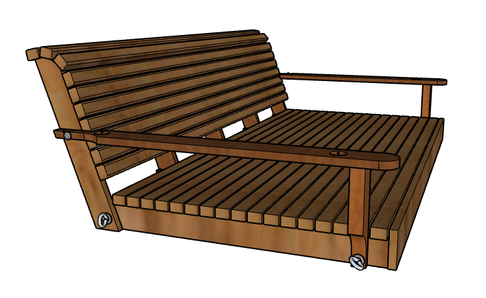 DIY 6ft Swing Bed for the Beginner to Intermediate Wood Worker