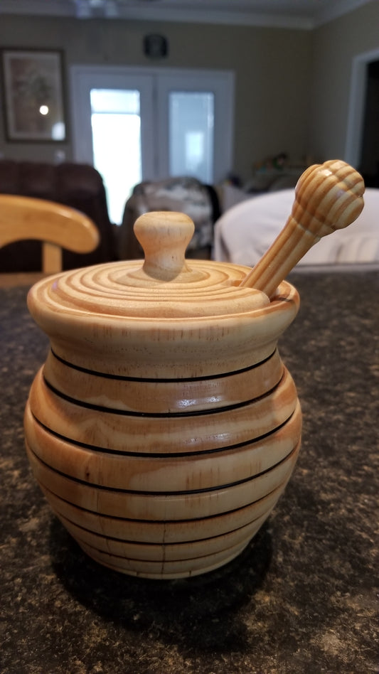 Made to Order - Practical Honey Pot and Dipper