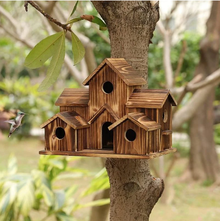DIY Large Birdhouse Mansion (19Tx24Wx14D)
